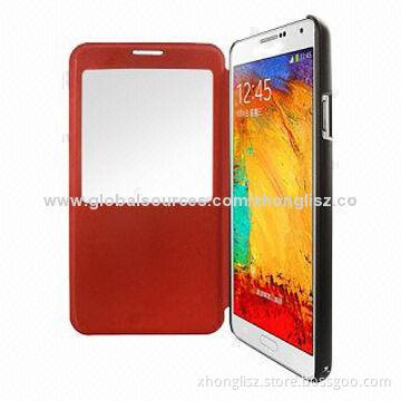 PU Case, Ideal for Samsung Galaxy Note, Customized Logos Welcomed